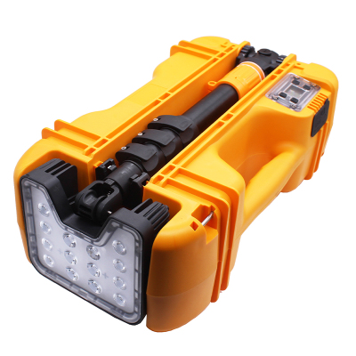 KEIPUN DK6116LED 轻便移动工作灯电力抢修红黄移动灯便携升降应急灯(计价单位:套)黑色