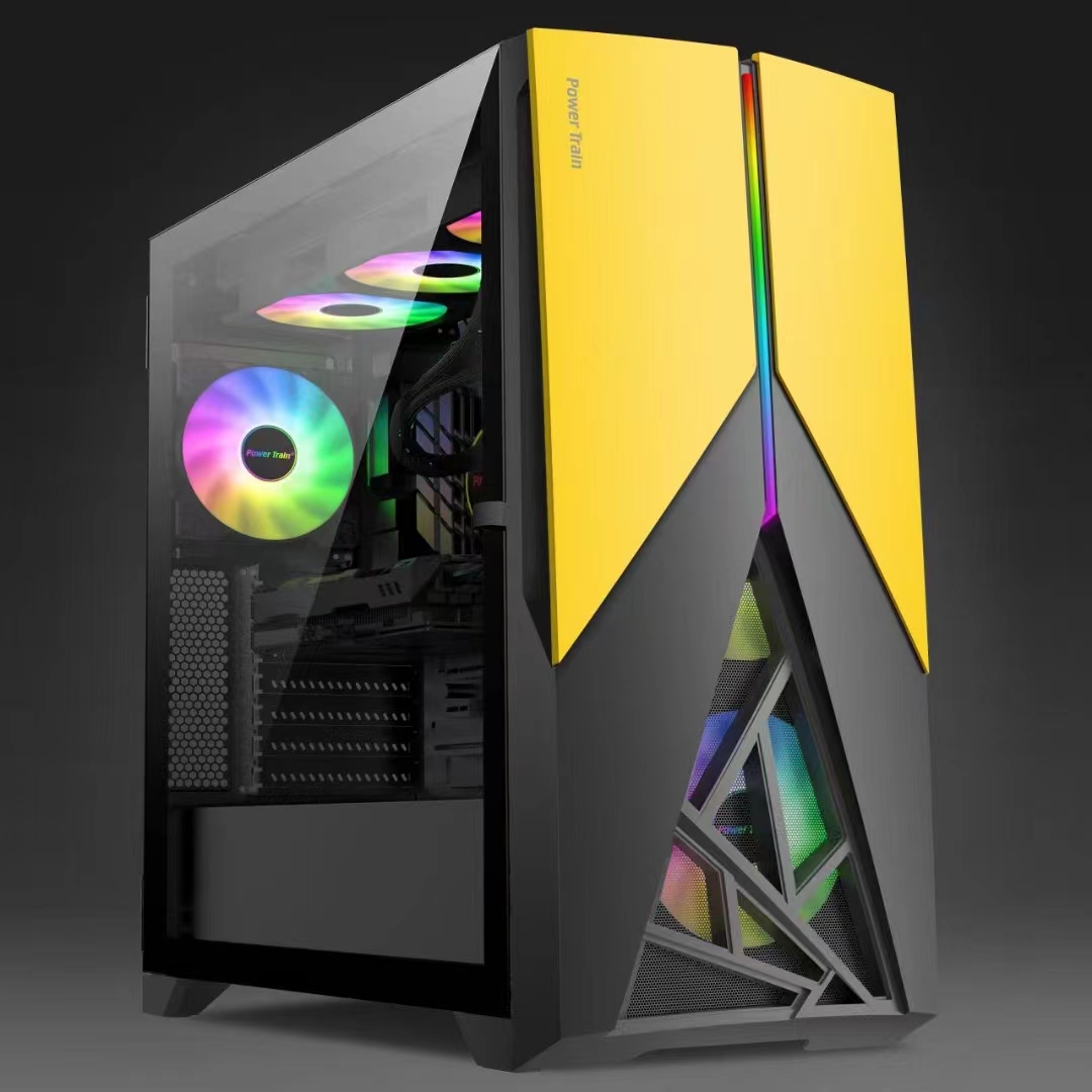 动力火车威龙eatx主机箱台式机电脑双360水冷竖装40系410mm长显卡