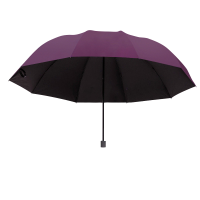 手动钢骨伞架 黑胶布 橡胶漆手柄 YF-S2023001 晴雨两用伞