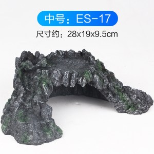 乌龟爬梯躲避爬台爬坡宠物晒背台乌龟造景鱼缸造景乌龟台龟台