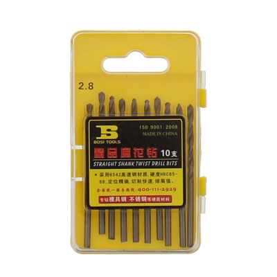 波斯(BOSI) 荧光系列精品麻花钻 2.8mm 盒