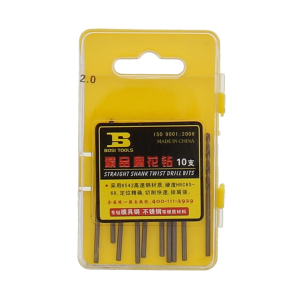 波斯(BOSI) 荧光系列精品麻花钻 2.0mm 盒