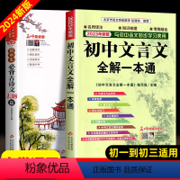 [全2册]初中文言文+古诗词138 初中通用 [正版]2023年初中人教版必背文言文全解一本通中华古诗文诵读与鉴赏七年级