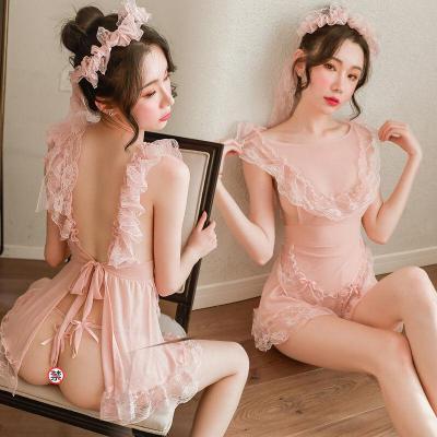 性感情趣内衣制服透明女仆装角色扮演迷人新款夫妻用品大码莎丞