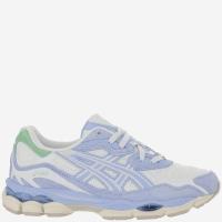 ASICS跑步鞋男舒适感强缓震效果透气性好耐磨耐用蓝白配色