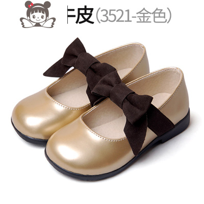可莉允女童春季鞋洋气软底皮鞋皮小孩鞋子女春款单鞋春秋儿童鞋公主鞋皮鞋童