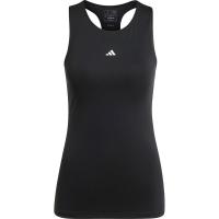 Adidas女款运动背心压缩设计透气网布背部健身训练上衣