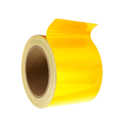 途务 反光警示胶带 黄色宽10cm*25m 卷