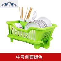 厨房用品用具小百货置物架碗架多功能放碗碟盘子架碗筷沥水收纳架 三维工匠