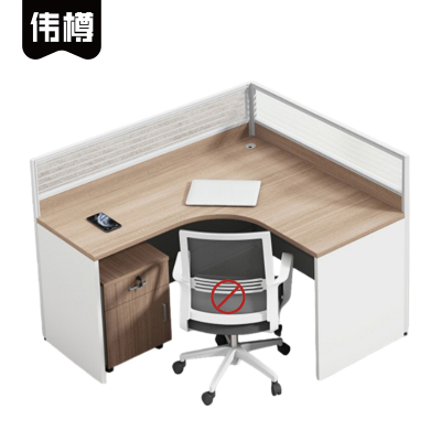 伟樽屏风工位单人位带柜140*120*110cm套