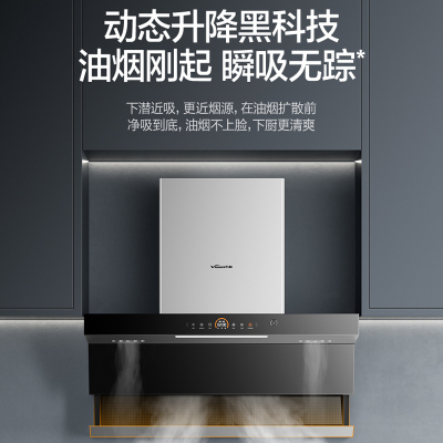 万和(Vanward)27m³顶侧双吸烟机WL970pro+JZY-01-B9S 5.2KW燃气灶液化气灶具家用烟灶套装