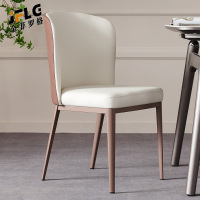 金菲罗格北欧餐椅软包靠背椅子酒店休闲椅