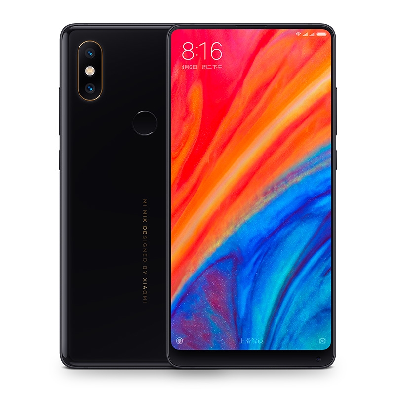 xiaomi/小米 mix 2s黑色陶瓷标准版6gb 64gb全面屏小米手机mix2s黑色