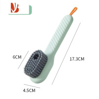 三维工匠多加液鞋刷家用按压出液洗鞋子刷鞋工具按压式软毛衣物清洁刷