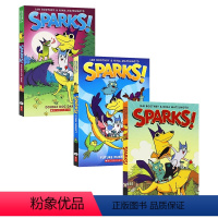 斯帕克斯系列3册 [正版]真假狗英雄3册套装 英文原版 Sparks 学生课外英语阅读小说 青少年章节桥梁冒险科幻故事书