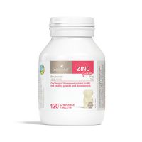 [吃饭香香身体棒棒]佰澳朗德(Bio Island)进口婴幼儿 宝宝补锌咀嚼片 120粒/瓶装 适用1-12岁宝宝