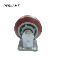 DERKAHE 重型手推车聚氨酯轮 φ125×50(5寸) 定向款 个