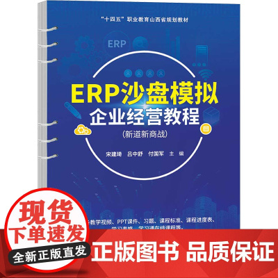 ERP沙盘模拟企业经营教程新道新商战 宋建琦等著 9787302682899 清华大学出版社