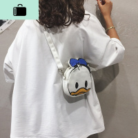 帆布小包包女包新款2020卡通可爱涂鸦少女包个性百搭单肩斜挎包潮NEW LAKE女斜挎包