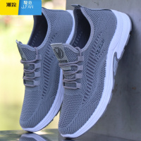 聚范夏季男鞋轻薄款一脚蹬布鞋透气休闲运动鞋网面软底防滑网眼鞋