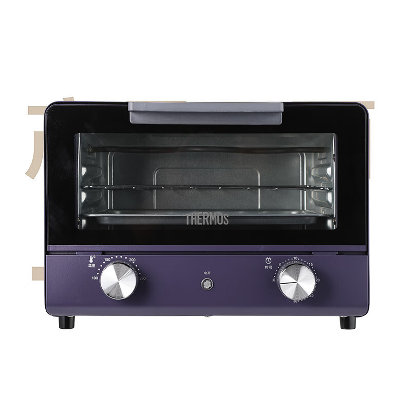 THERMOS电烤箱家用小型多功能大容量大功率可视外观广域控温操作简单专业烘焙易操作 黛紫色 12L EHA-5119A