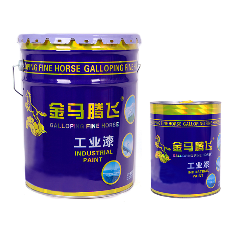 金马腾飞 无溶剂环氧自流平面漆 25kg/组 中黄色 组
