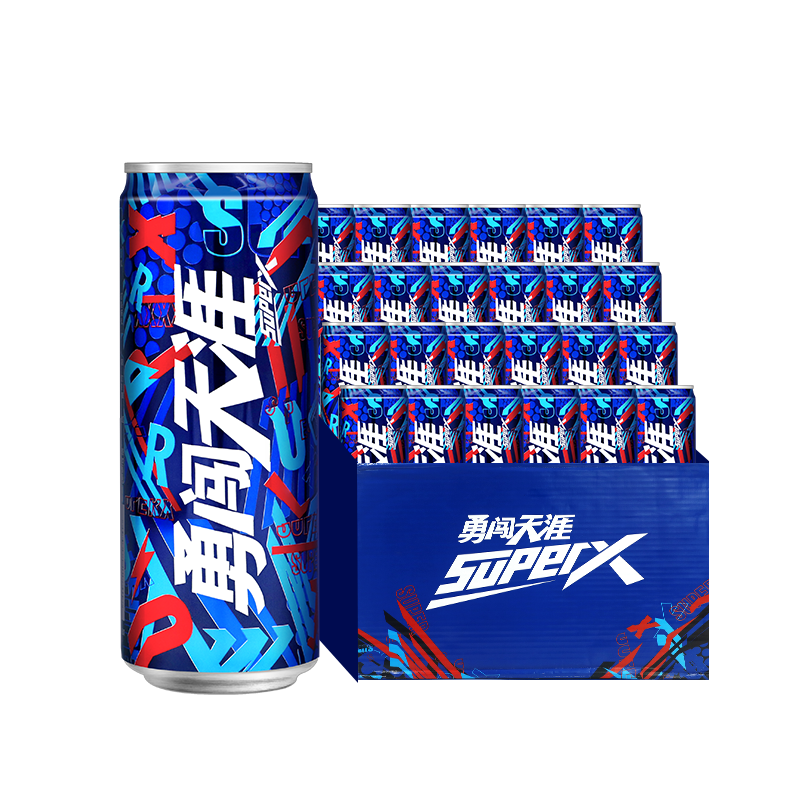 雪花啤酒(snowbeer)勇闯天涯 superx330ml*24听 整箱装