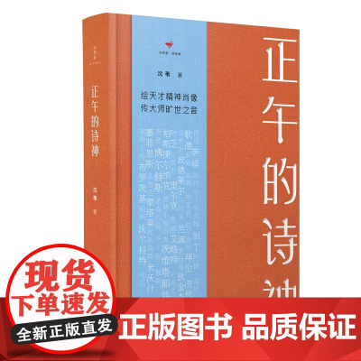 诗想者·读经典 正午的诗神 沈苇 广西师范大学出版社 正版书籍
