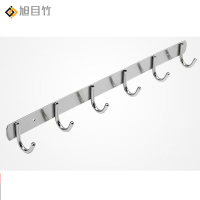 旭目竹 不锈钢挂钩衣帽钩 6钩 个