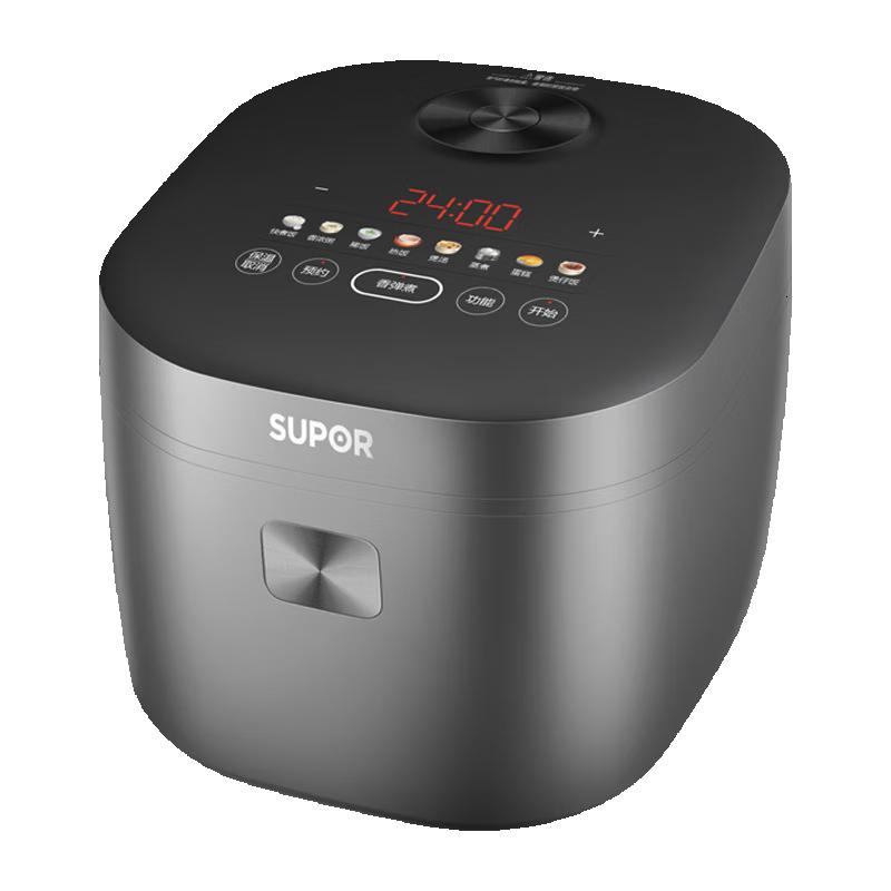 苏泊尔电饭煲智能预约家用厚釜内胆电饭锅24小时预约智能3L升大容量底盘加热微压多功能锅SF30FC871 3L