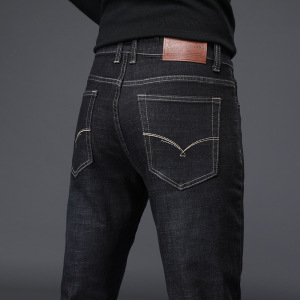 春季牛仔裤男休闲宽松直筒男裤潮流青年男士百搭常规长裤男