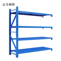 品美顺斯承重500kg货架置物架钢制货架副架长200宽50高200CM