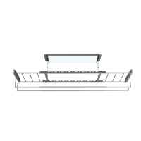 顶固(TopStrong)电动晾衣架T80MAX 衣被同晒满天星曲面照明超薄8.5cm 31°创新斜式晾衣杆离线语音