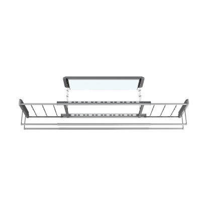 顶固(TopStrong)电动晾衣架T80MAX 衣被同晒满天星曲面照明超薄8.5cm 31°创新斜式晾衣杆离线语音