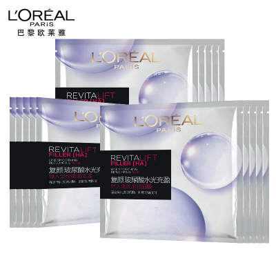 欧莱雅 复颜玻尿酸膨润面膜 15片
