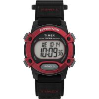 天美时(Timex)石英表33mm黑带多色表盘防水100米女款