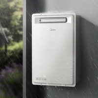 美的(Midea)燃气热水器 可室外安装 下置风机 双增压零冷水 16L大水量 JSW30-GT164