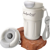 咖啡杯316不锈钢保温杯户外高颜值男女学生车载水杯礼品杯子