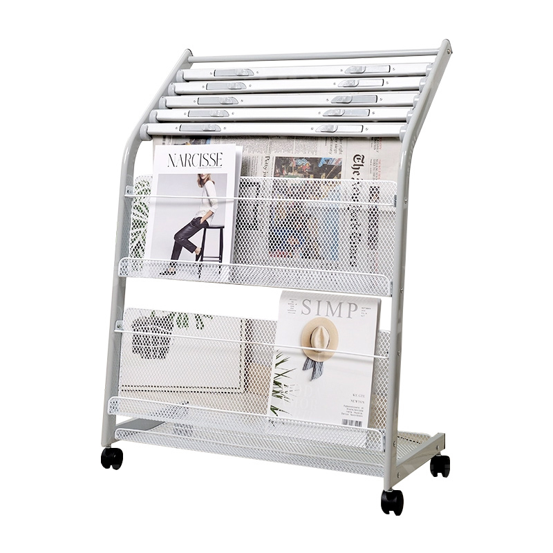 翌嘉YJ4122842 报纸架简易置物办公室报刊架 630*360*900