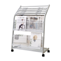 翌嘉YJ4122842 报纸架简易置物办公室报刊架 630*360*900