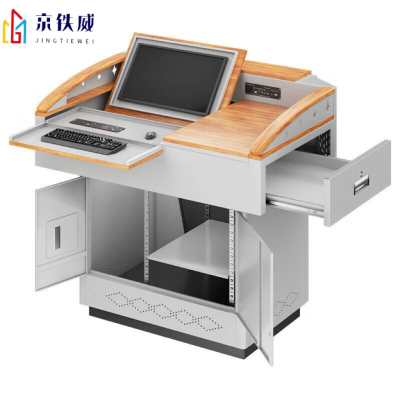 京铁威多媒体讲桌单人78*100*110cm/个