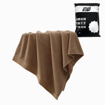 植巾 YJ110 70*140cm 棉 浴巾 大毛巾(计价单位:条) 棕色