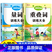 全套2册 重叠词+量词训练大全 小学通用 [正版]词语积累大全训练 二年级成语练习小学语文重叠词叠词量词aabb aba