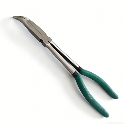 长鹿 加长弯嘴钳45度 11寸 把