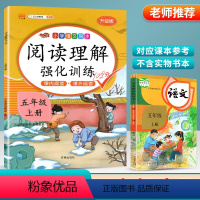 [正版]2021新版 汉之简 阅读理解强化训练 五年级上册 课内阅读+课外阅读注音版小学人教版专项同步训练书语文同步练