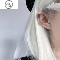 JiMiins蝙蝠耳夹无耳洞女酷暗黑个性冷淡风朋克帅耳廓夹耳环男耳骨夹