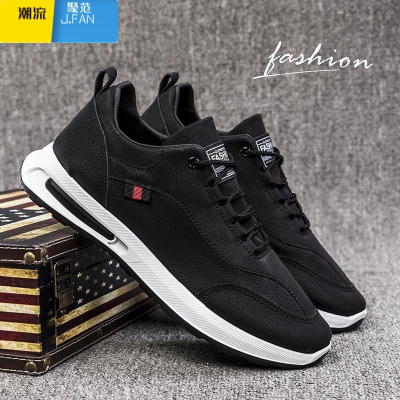 聚范2024男鞋秋季透气懒人一脚蹬休闲平板鞋冰丝耐磨布鞋软底运动潮鞋