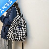 封后书包女大学生设计感小众韩版原宿高中ins日系双肩背包书包学生
