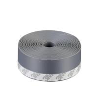 中锦科技 硅胶门窗密封条防风防尘自粘密封胶条 35mm*5米[灰色]卷