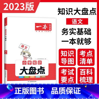 [正版]2023版一本小学知识大盘点语文 小学语文适用四五六年级小升初总复习资料 小学六年级升初一总复习小升初衔接小升初